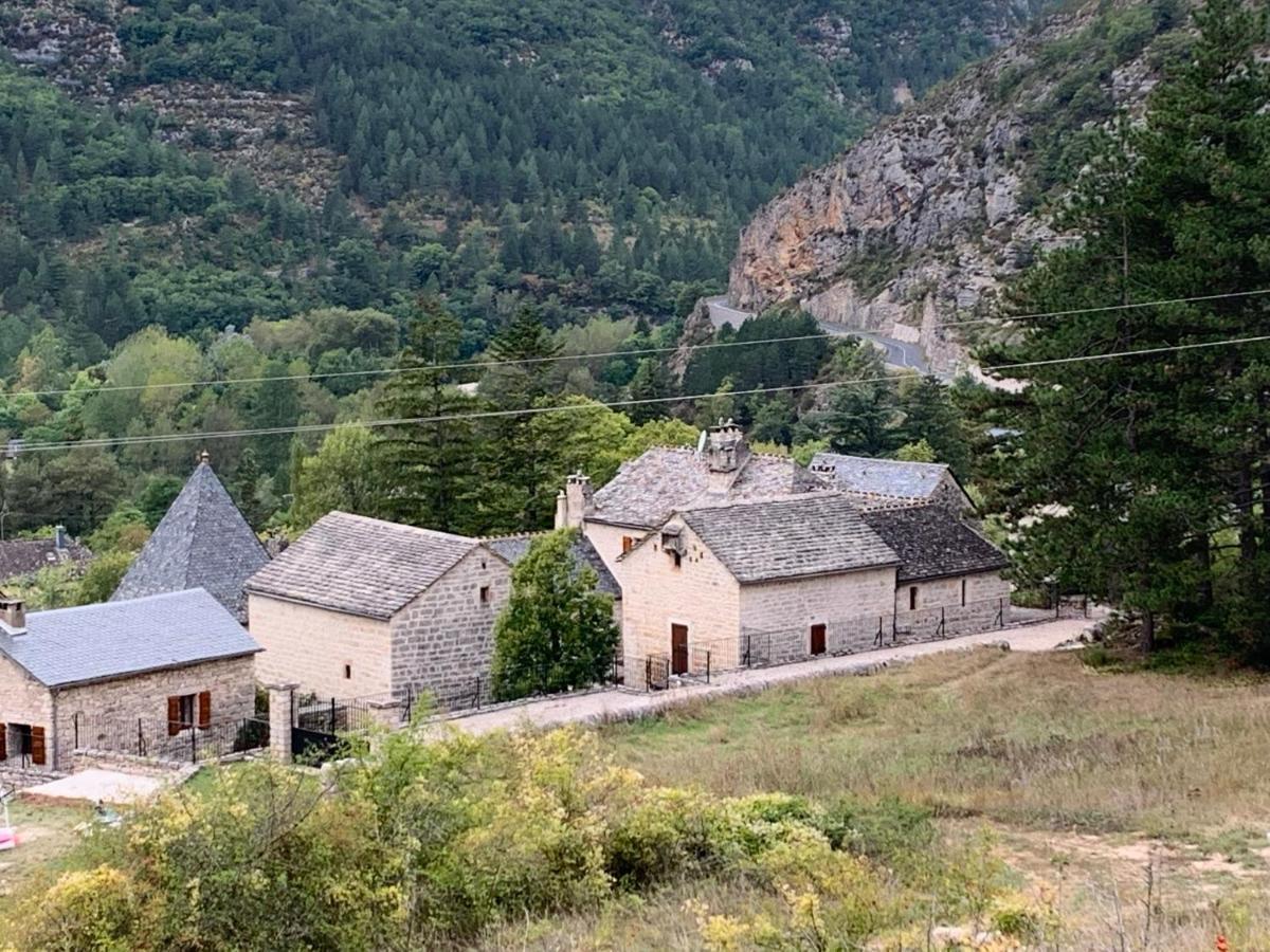 La Voutee 5 Epis Avec Bain Finlandais Prive Au Manoir Du Charme Gorges Du Tarn Bed & Breakfast Quezac  Dış mekan fotoğraf