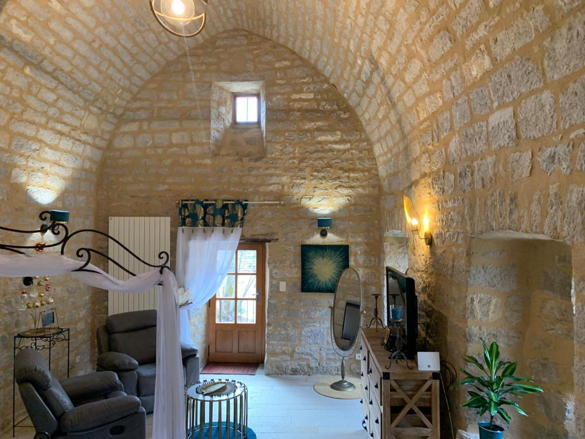La Voutee 5 Epis Avec Bain Finlandais Prive Au Manoir Du Charme Gorges Du Tarn Bed & Breakfast Quezac  Dış mekan fotoğraf